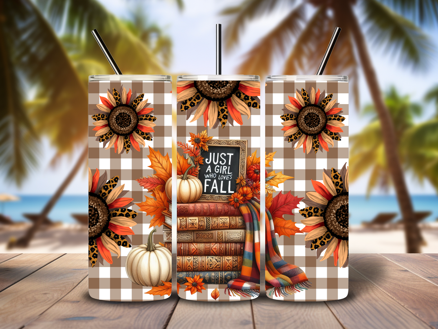 Livres, Fleurs & Plaid Automnal