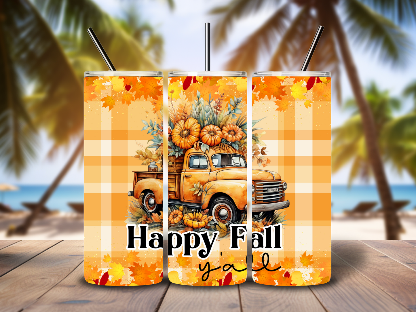 Camion Rustique & Récolte de Citrouilles