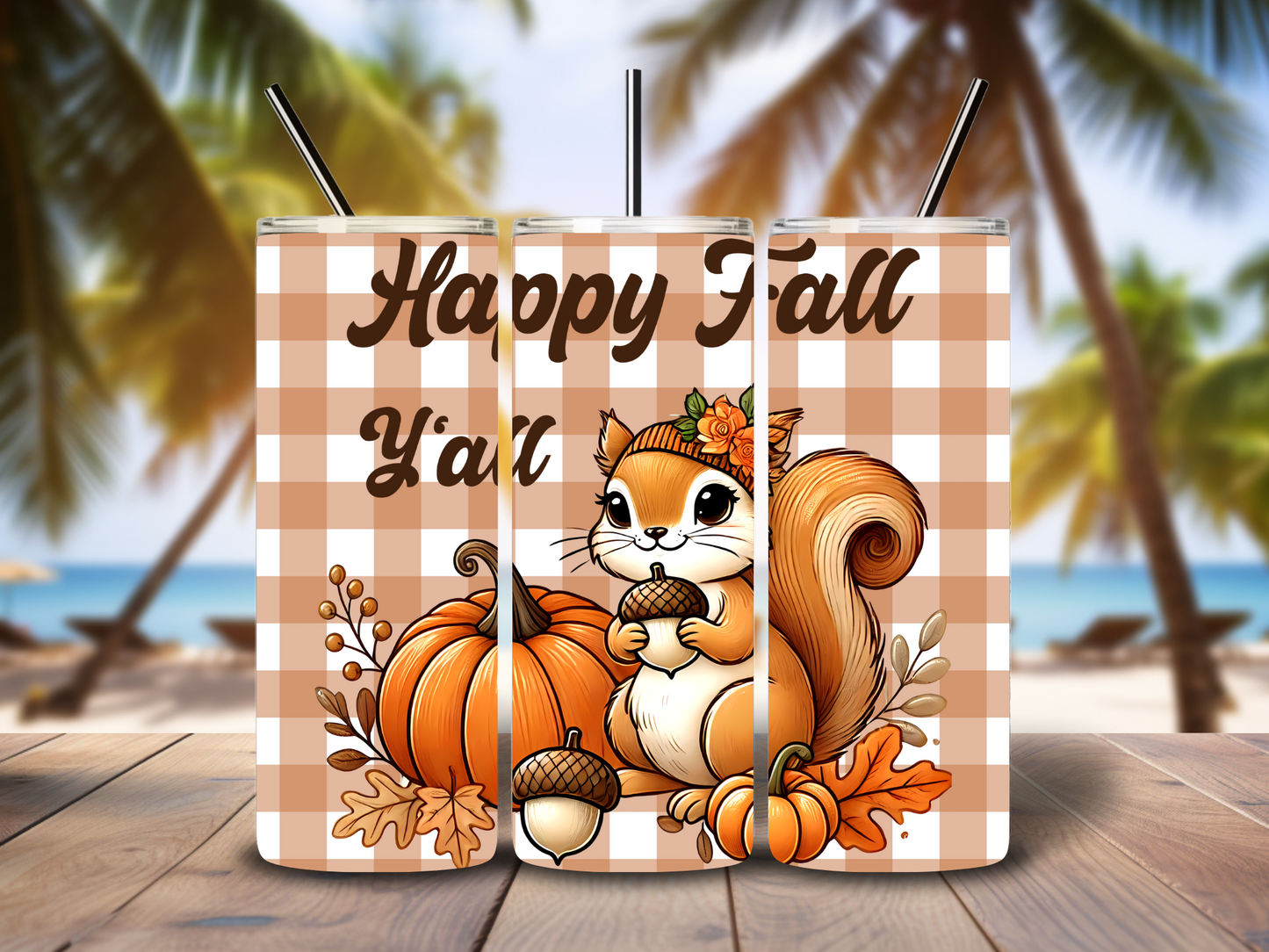 Écureuils & Citrouilles d'Automne