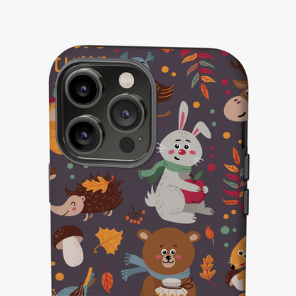 Animaux d'Automne & Feuilles Colorées