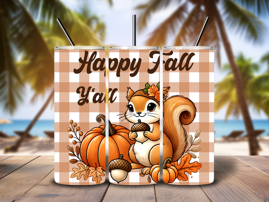 Écureuils & Citrouilles d'Automne