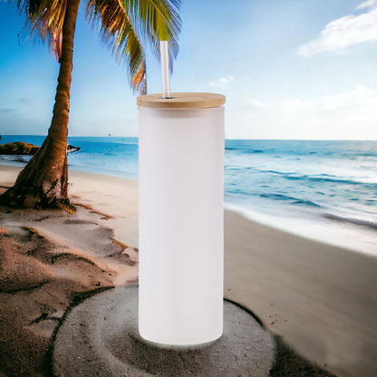 Bouteille Givrée 25 oz – Couvercle en Bambou