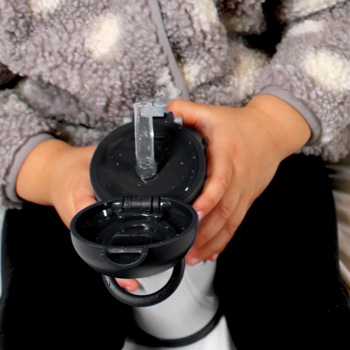 Bouteille d’Eau pour Enfants 350 ml - Noir