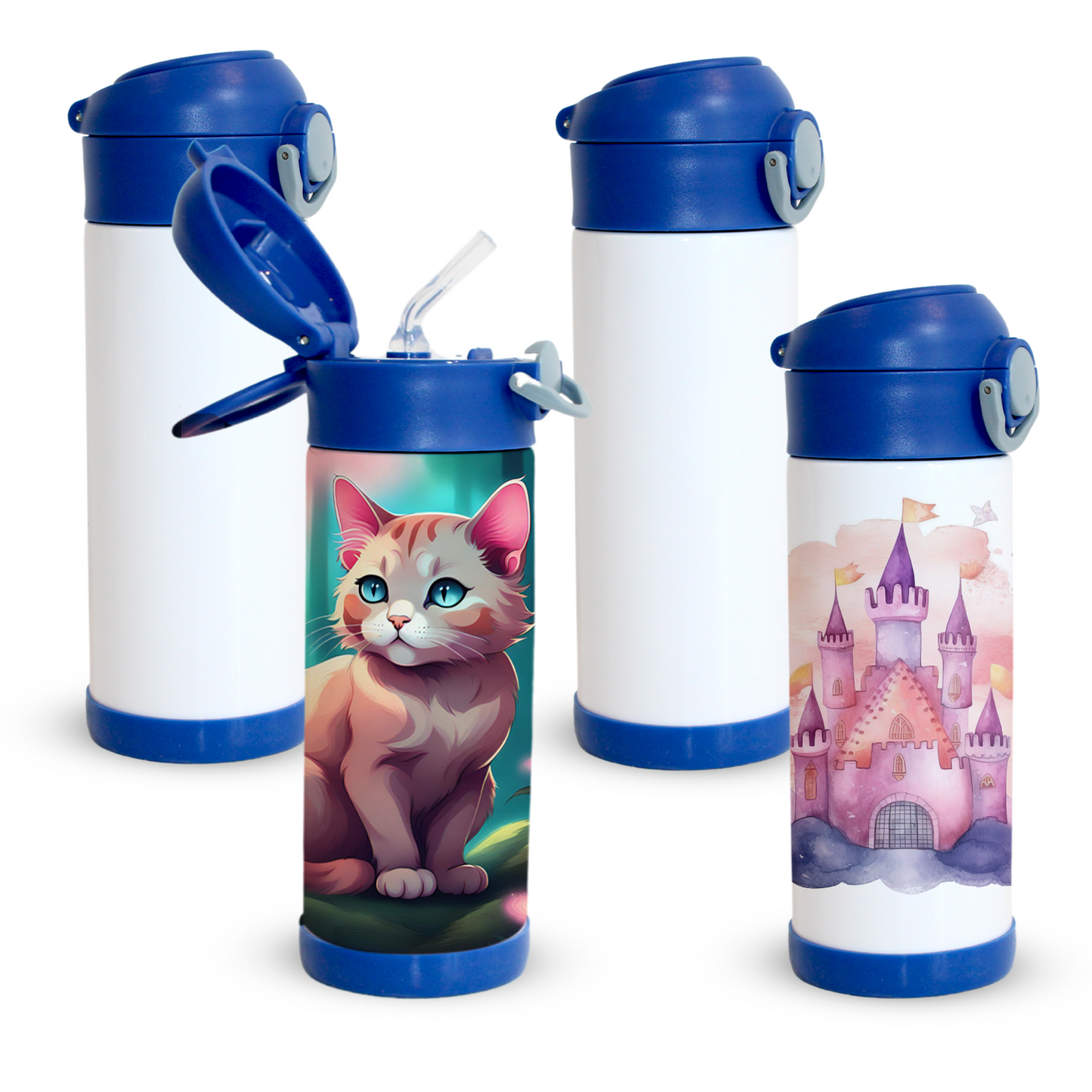 Bouteille d’Eau pour Enfants 350 ml - Bleu